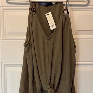 Olive Green Blue Rain Tank